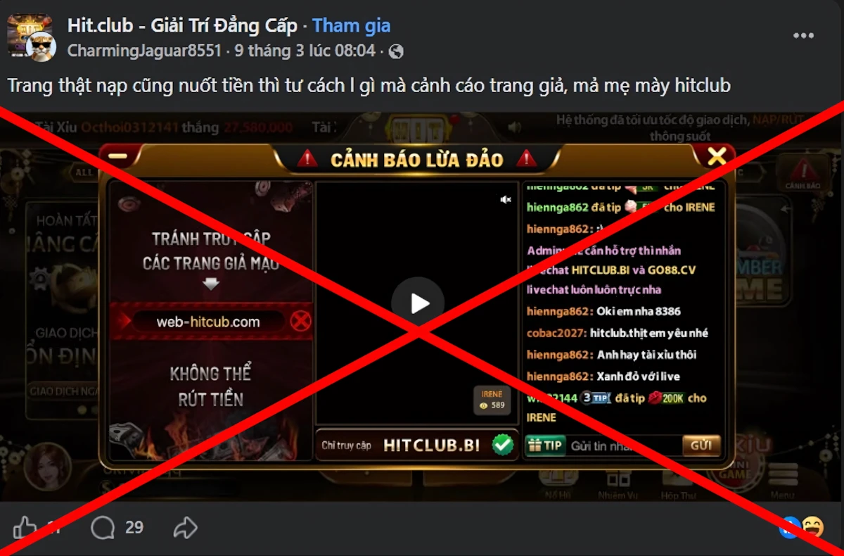 Phân tích nội dung lừa đảo, chơi xấu